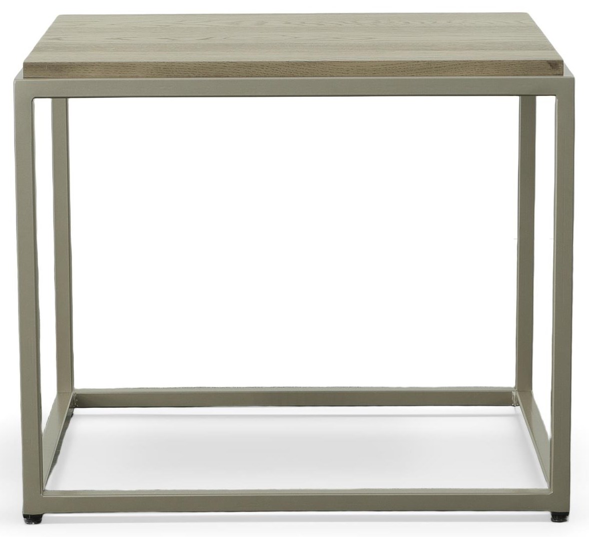 Bassett Benchmade Midtown 6M210665STGRYPLAT Oak and Metal Bistro